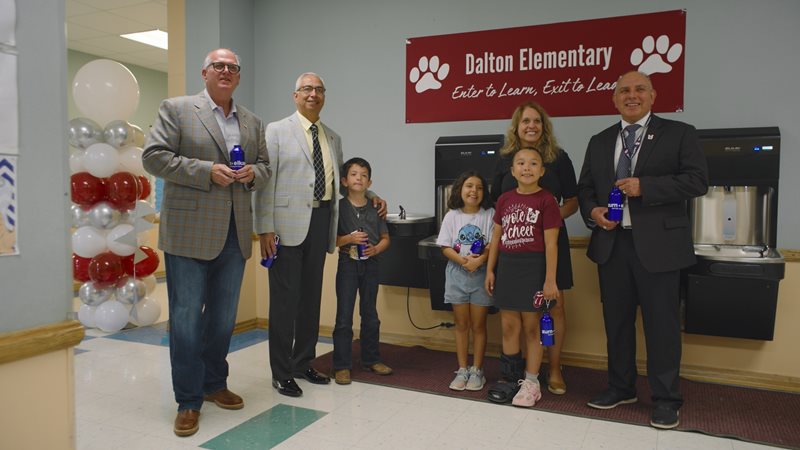 Rep. Don McLaughlin, Mayor Hector Luevano and Uvalde CISD Interim Superintendent Dr. Juan Hinojosa