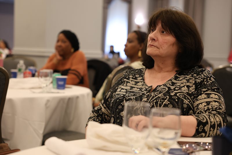 Brenda Woods and Wendy Schug, in-home child care providers in Syracuse and East Syracuse, respectively.