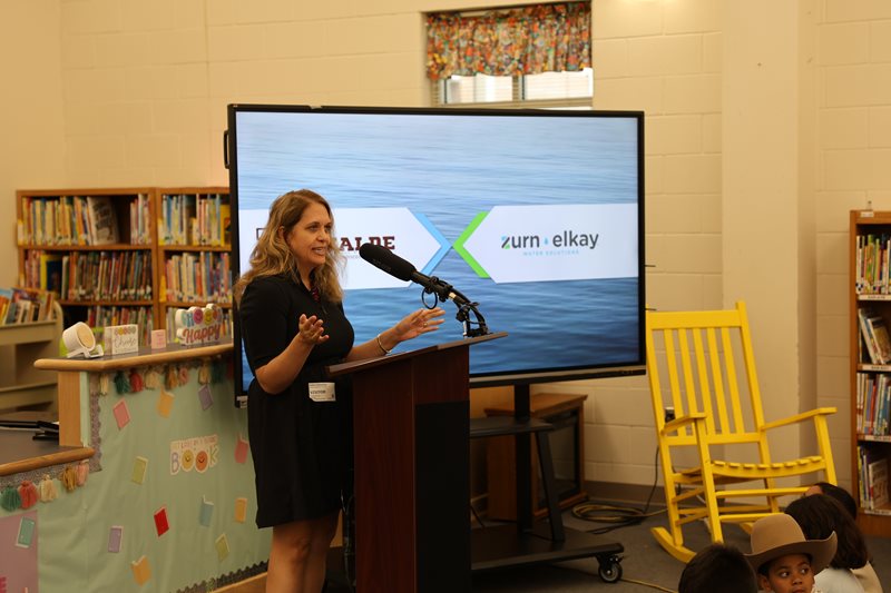 Angela Hersil, Zurn Elkay's VP - Public Affairs and Sustainability