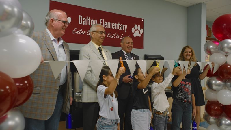 Sophia Gonzalez, Lucy Jo McHazlett and Juan Victorino, Dalton Elementary School 2nd Grade Students